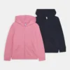 Friboo Niños GIRLS BASIC 2 PACK - Sudadera Con Cremallera - Pink/dark Blue