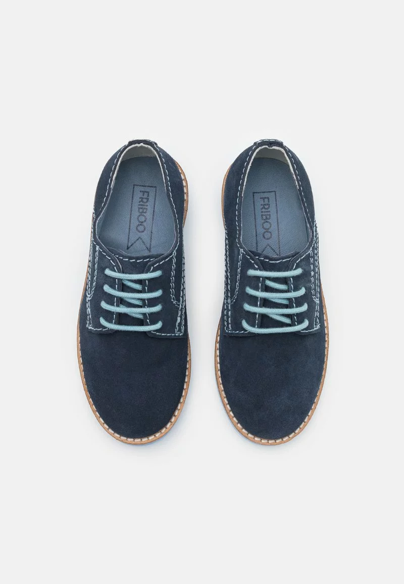 Friboo Niños LEATHER - Zapatos Con Cordones - Dark Blue 6 Friboo Niños LEATHER - Zapatos Con Cordones - Dark Blue - Imagen 4