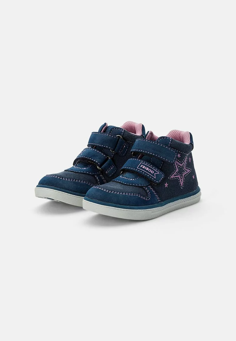 Friboo Niños LEATHER BOOTIES - Zapatillas Altas - Dark Blue 4 Friboo Niños LEATHER BOOTIES - Zapatillas Altas - Dark Blue - Imagen 2