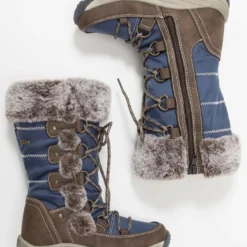 Friboo Niños Botas Para La Nieve - Brown
