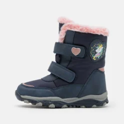 Friboo Niños Botas Para La Nieve - Dark Blue