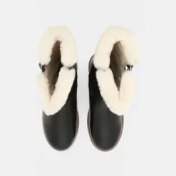 Friboo Niños LEATHER - Botas Para La Nieve - Black -Tienda Friboo barata 31941d80b4424d4e9d615efdce983685