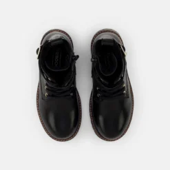 Friboo Niños LEATHER BOOTIES - Botines Con Cordones - Black -Tienda Friboo barata 3f2440177baf465c8d31d1436a3f74f3