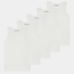Friboo Niños VEST UNISEX 5 PACK - Camiseta Interior - White