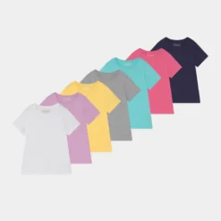 Friboo Niños GIRL TEE 7 PACK - Camiseta Básica - Multi-coloured
