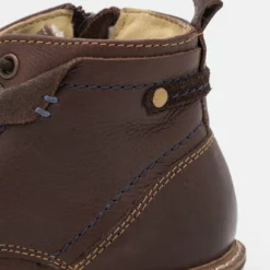 Friboo Niños Botines Con Cordones - Dark Brown -Tienda Friboo barata 5ce2a53ee18847c08edb54532732fef9