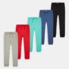 Friboo Niños BASIC BOYS SWEATPANTS 5 PACK - Pantalones Deportivos - Multi-coloured, Ochre, Red