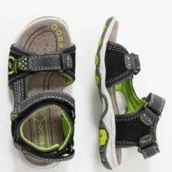 Friboo Niños LEATHER - Sandalias De Senderismo - Black