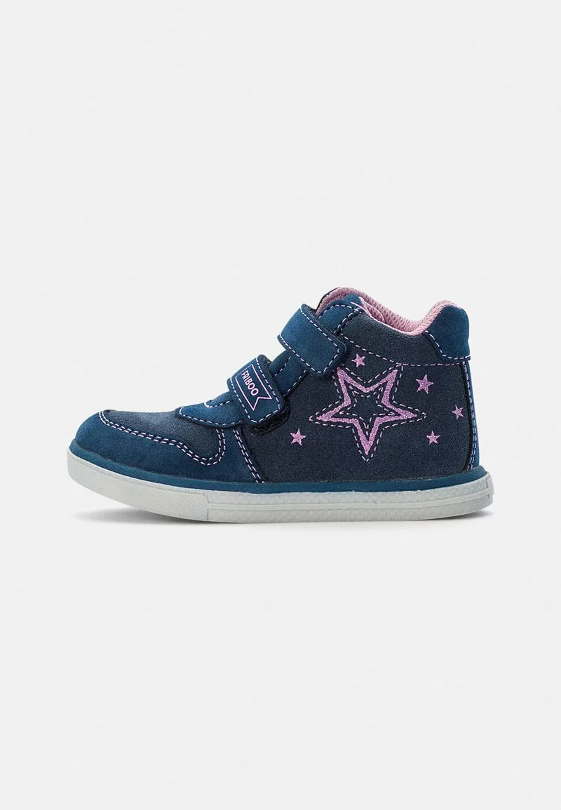 Friboo Niños LEATHER BOOTIES - Zapatillas Altas - Dark Blue 3 Friboo Niños LEATHER BOOTIES - Zapatillas Altas - Dark Blue