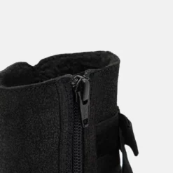 Friboo Niños LEATHER - Botas Para La Nieve - Black -Tienda Friboo barata a3ff319f10244a8d90e42ce52c6c4a51