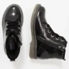 Friboo Niños Botines Con Cordones - Black