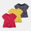 Friboo Niños PEPLUM HEM TEE 3 PACK - Camiseta Estampada - Red / Yellow /blue -Tienda Friboo barata aca65ce28f41411c90b9ae9ac3a3bf0a