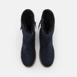 Friboo Niños LEATHER - Botas Para La Nieve - Dark Blue -Tienda Friboo barata c388d3b24465457c8a35d25d540d9583