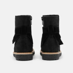 Friboo Niños LEATHER - Botas Para La Nieve - Black -Tienda Friboo barata d4dcde69abb7493484977501c67f6a0b