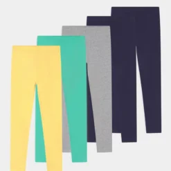 Friboo Niños 5 PACK - Leggings - Multi-coloured/dark Blue/yellow