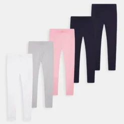 Friboo Niños 5 PACK - Leggings - Multi-coloured, Pink, Grey
