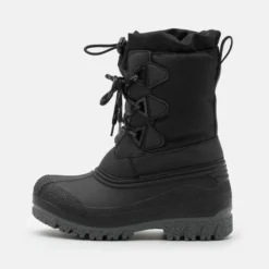 Friboo Niños Botas Para La Nieve - Black/grey
