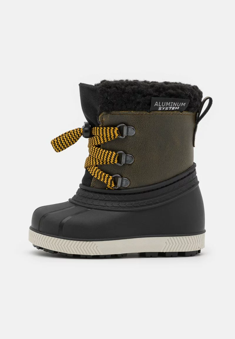 Friboo Niños Botas Para La Nieve - Khaki 3 Friboo Niños Botas Para La Nieve - Khaki