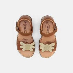 Friboo Niños LEATHER SANDALS - Sandalias - Gold/cognac -Tienda Friboo barata f3d6f194ddde43f89bbd13de72aa14a1