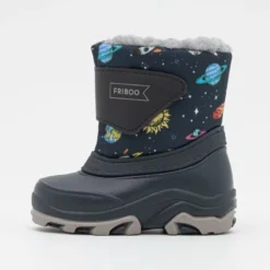 Friboo Niños Botas Para La Nieve - Blue/dark Blue